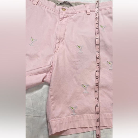 Men’s Pink Martini Washed Stoned & Beaten Shorts Size 36 Chino Classic Party - Picture 12 of 16